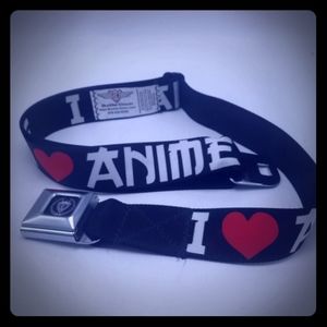 Buckle Down I ❤ Anime belt